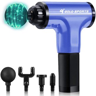 Massageador Muscular Gold Sports Powe Fit Color Corporal Relaxante - Elétrico