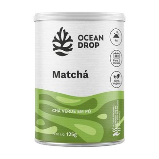 Matchá Pó 125g Chá Verde Bloom Your Brain - Ocean Drop