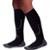 Meia 3/4 Lupo Original Alta Compressão Circulação Cano Super Alto Longo Masculino Feminino - Preto