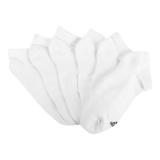 Meia Adidas Cano Baixo C/ 6 Pares