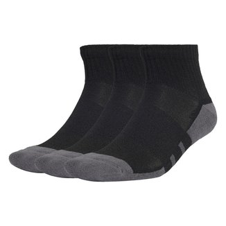 Meia Adidas Cano Médio Essentials Climacool Quarter 3 Pares