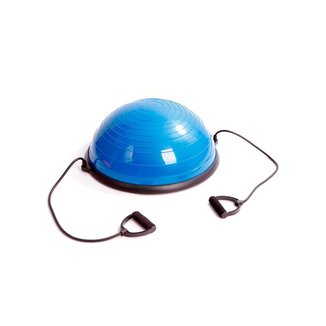Meia Bola Bosu Com Bomba Alça Pilates Yoga Step Ball Suíça