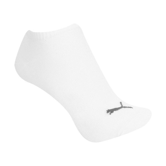 Meia Cano Baixo Puma Logo Pacote c/ 3 Pares