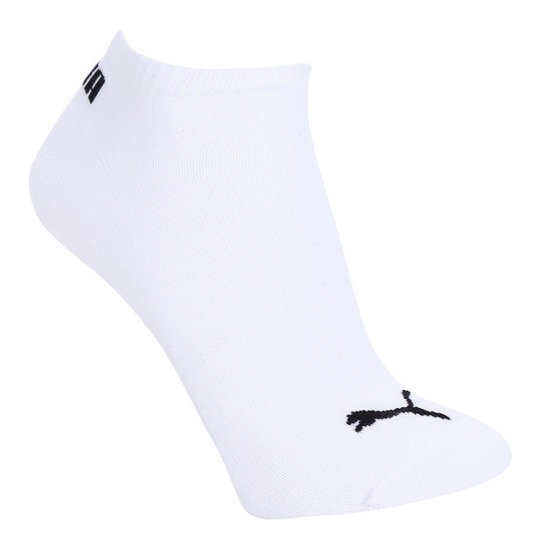 Meia Cano Baixo Puma Logo Pacote c/ 3 Pares