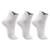 Meia Cano Curto Mizuno Basic - Pacote Com 3 Pares 33-38 Branco - Branco