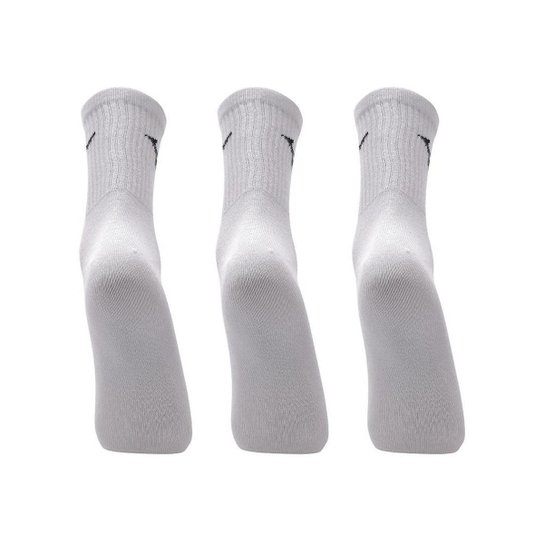 Meia Cano Médio Mizuno Basic - Pacote Com 3 Pares