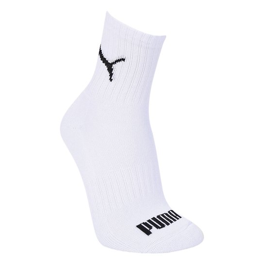 Meia Cano Médio Puma c/ 03 Pares