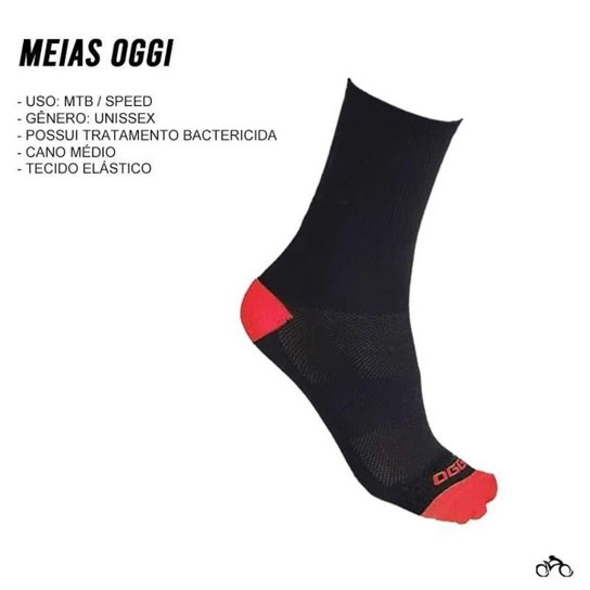 Meia Ciclismo Oggi Mtb Speed