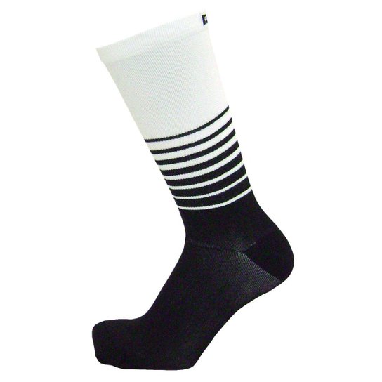Meia de Ciclismo Cano Mèdio Raport Branco