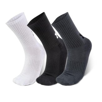 Meia de Treino Unissex Under Armour Core Cotton Crew - Pacote com 3 pares