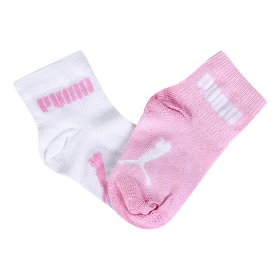 Meia Infantil Puma Sapatilha Kit Com 2 Pares