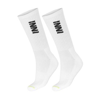 Meia Inni Game Cano Alto 39 ao 44 Pack Com 2 Pares Branco