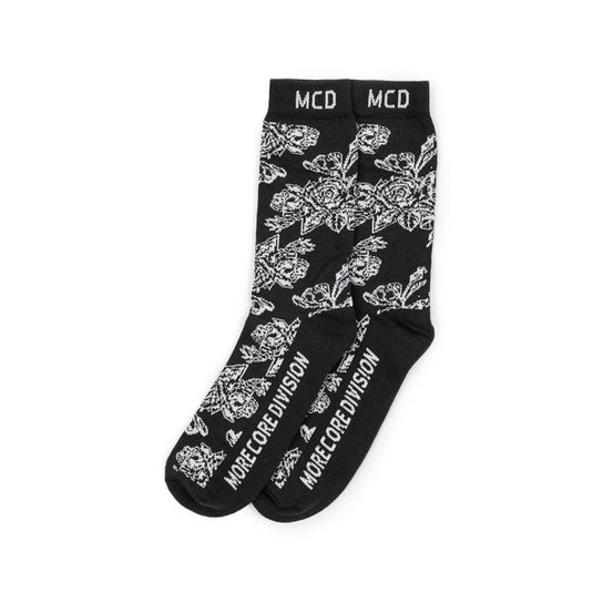 Meia MCD + Luiza Oliva - Rosas Mcd