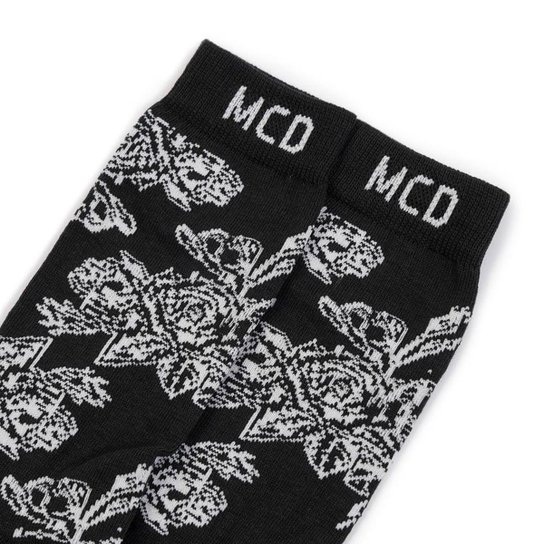 Meia MCD + Luiza Oliva - Rosas Mcd