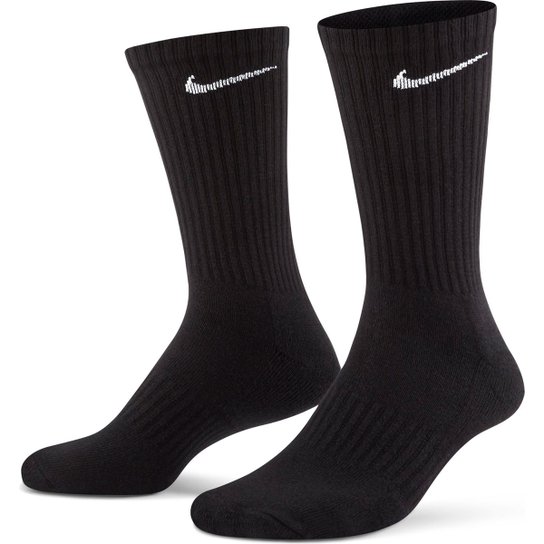 Meia Nike Cano Alto Everyday Cushion Pacote C/ 3 Pares