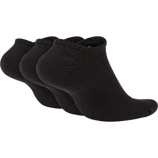 Meia Nike Sem Cano Everyday Cushion Pacote C/ 3 Pares