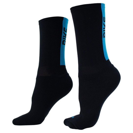 Meia Para Ciclismo Bike B.V. Cano Médio