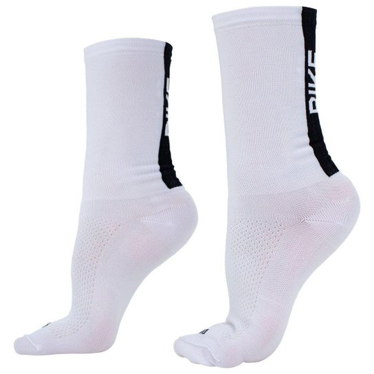 Meia Para Ciclismo Bike B.V. Cano Médio