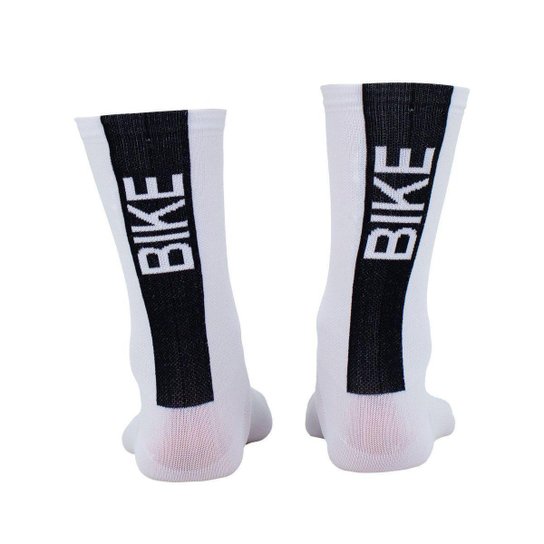 Meia Para Ciclismo Bike B.V. Cano Médio
