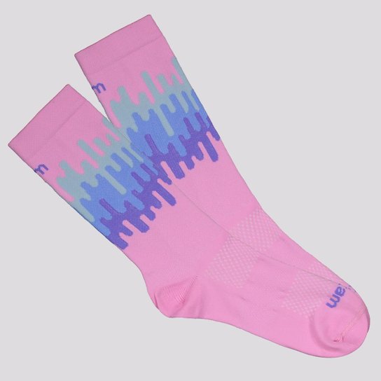 Meia Rikam Performance Cano Médio Elastico Feminina