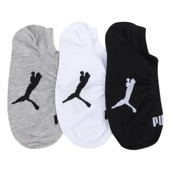 Meia Sapatilha Invisível Puma c/3 Pares