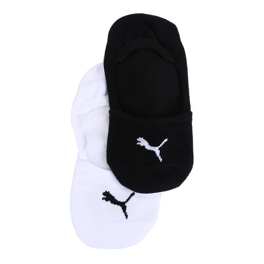 Meia Sapatilha Puma Super Invisível c/ 2 Pares