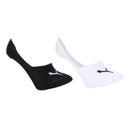 Meia Sapatilha Puma Super Invisível c/ 2 Pares