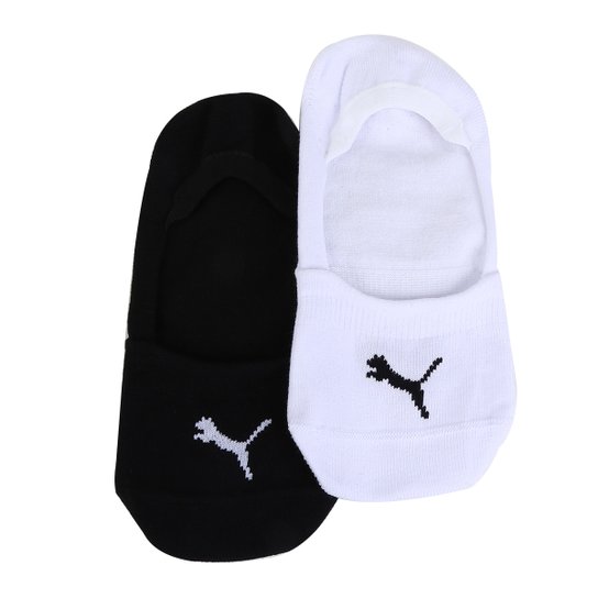 Meia Sapatilha Puma Super Invisível c/ 2 Pares