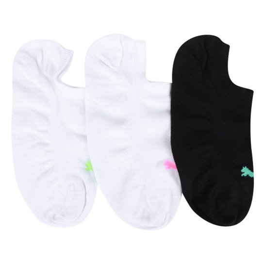 Meia Soquete Puma Invisível - 3 Pares