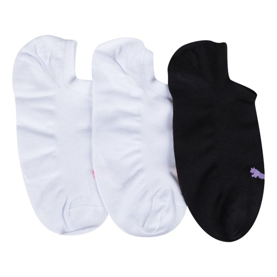 Meia Soquete Puma Invisível - 3 Pares