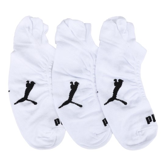 Meia Soquete Puma Invisível c/ 3 Pares