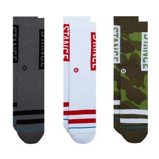 Meia Stance The OG 3 Pack Masculino