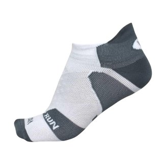 Meia Vistho Fast Run Feminino - Branco e Cinza Branco-cinza 33-38
