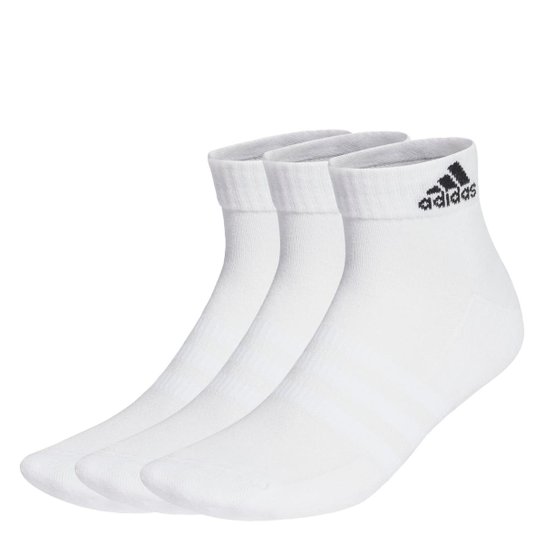 Meias Cushioned Sportswear Ankle 3 Pares Adidas
