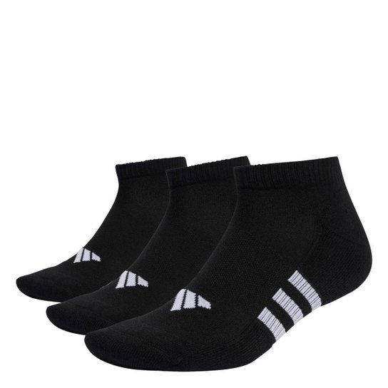 Meias Low Amortecidas Performance 3 Pares Adidas