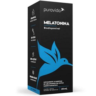 Melatonina Biodisponível em Gotas - 20ml - Pura Vida
