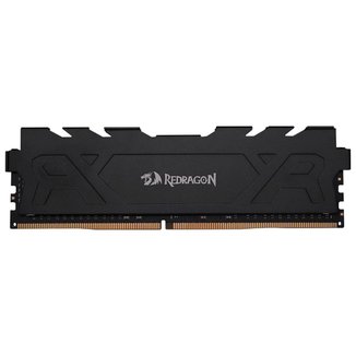 Memória 16GB DDR4 3200MHz Redragon GM-708 - CL16 - com Dissipador - Preto