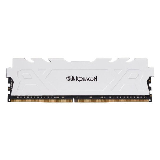 Memória 16GB DDR4 3200MHz Redragon GM-712 - CL16 - com Dissipador - Branco