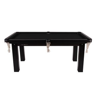 Mesa Sinuca Bilhar MDF 1,85x1,07 com kit Procópio - Preto