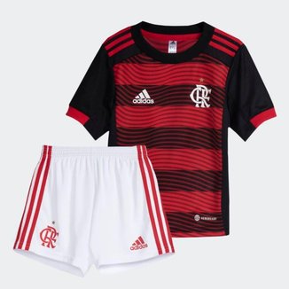 Mini Kit Uniforme Infantil 1 CR Flamengo 22/23 | adidas HA8331