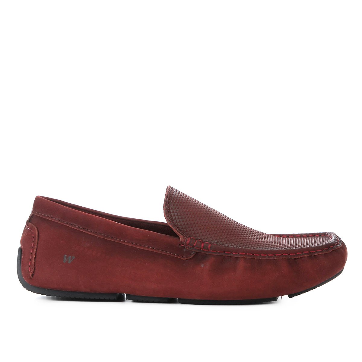 Mocassim Couro West Coast Masculino - Vinho | Allianz Parque Shop