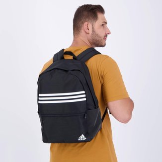 Mochila Adidas Classica 3S Com Estojo Preta