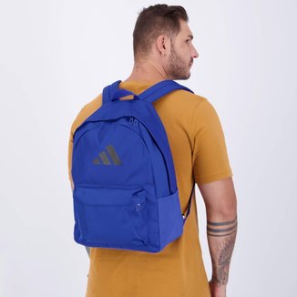 Mochila Adidas Classica Bars Azul