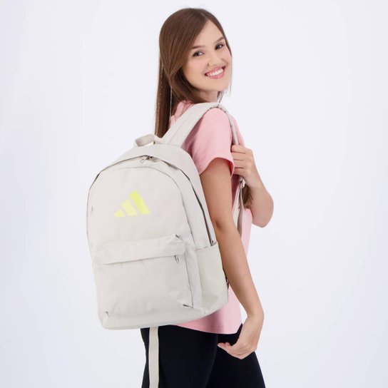 Mochila Adidas Classica Bars Cinza