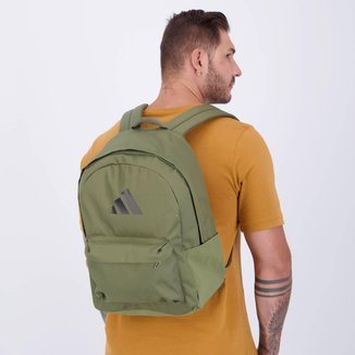 Mochila Adidas Clássica Bars Verde