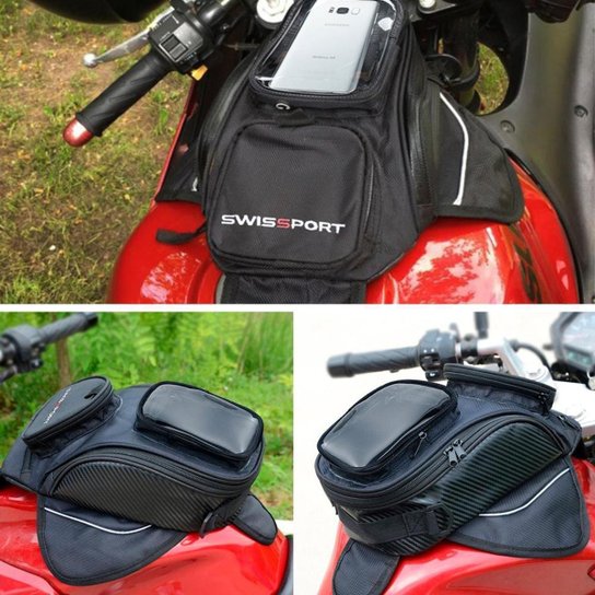 Mochila Alforge Bolsa Para Moto Tanque Com Imãs 5 Litros