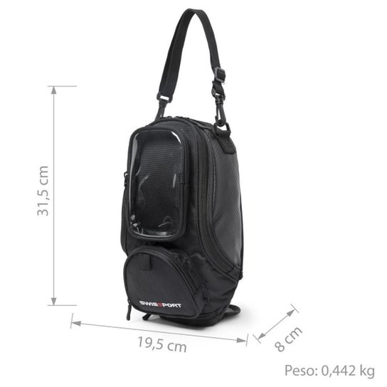 Mochila Alforge Bolsa Para Moto Tanque Com Imãs 5 Litros