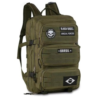 Mochila Black Skull Oficial Clio 50 Litros