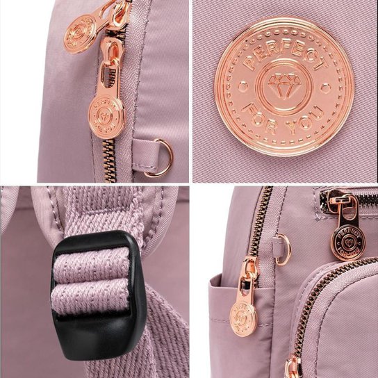Mochila Bolsa Pequena Feminina Passeio Espaçosa Resistente Dia a Dia