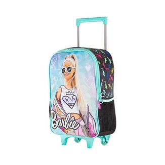 Mochila Carrinho Rosa Kids Barbie Fashion | Luxcel